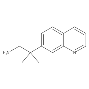 2-Methyl-2-(quinolin-7-yl)propan-1-amine Structure