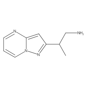 2-{Pyrazolo[1,5-a]pyrimidin-2-yl}propan-1-amine Structure