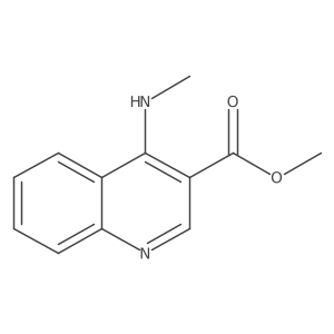 Methyl 4-(methylamino)quinoline-3-carboxylate结构式