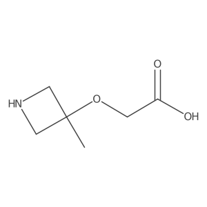 2-[(3-Methylazetidin-3-yl)oxy]acetic acid Structure