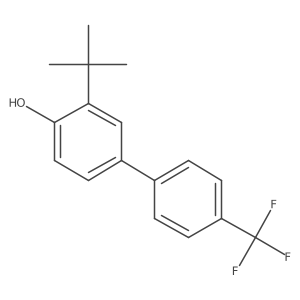 3-(tert-Butyl)-4'-(trifluoromethyl)-[1,1'-biphenyl]-4-ol Structure