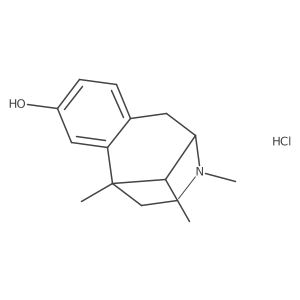 (+/-)-Metazocine hydrochloride Structure