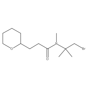 2H-Pyran-2-propanamide, N-(2-bromo-1,1-dimethylethyl)tetrahydro-N-methyl-结构式