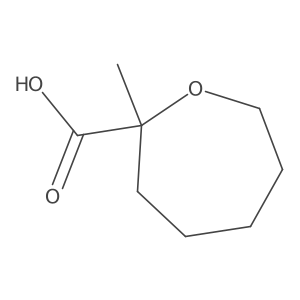 2-Methyloxepane-2-carboxylic acid结构式