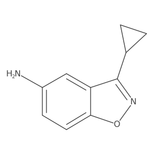 3-Cyclopropylbenzo[d]isoxazol-5-amine Structure
