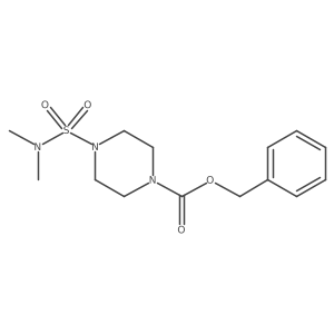 Benzyl 4-(dimethylsulfamoyl)piperazine-1-carboxylate Structure