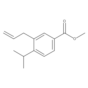 Methyl 3-allyl-4-isopropylbenzoate结构式
