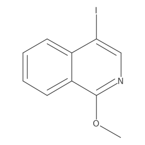 4-Iodo-1-methoxyisoquinoline结构式