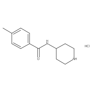 4-methyl-N-(piperidin-4-yl)benzamide hydrochloride Structure