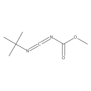 N-methoxycarbonyl-N'-tert-butylcarbodiimide Structure