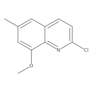 2-Chloro-8-methoxy-6-methylquinoline结构式