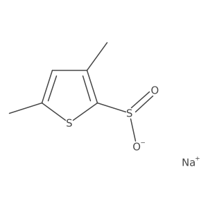 Sodium 3,5-dimethylthiophene-2-sulfinate Structure