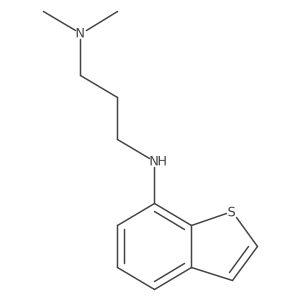 N-[3-(dimethylamino)propyl]-1-benzothiophen-7-amine结构式