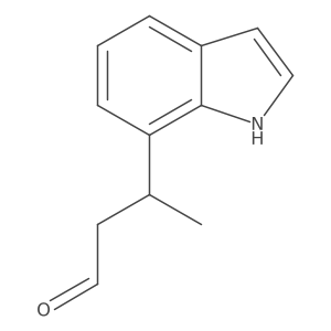 1H-Indole-7-propanal, I(2)-methyl- Structure