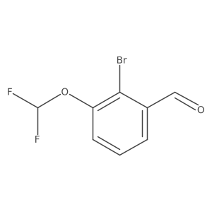 2-Bromo-3-(difluoromethoxy)benzaldehyde Structure