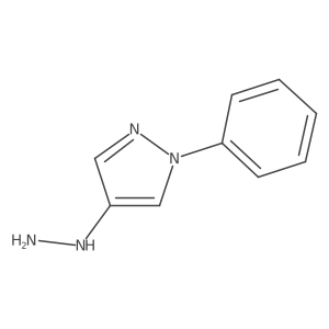 4-hydrazinyl-1-phenyl-1H-pyrazole Structure