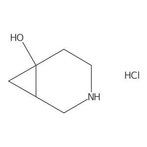 Rac-(1R,6R)-3-azabicyclo[4.1.0]heptan-6-ol hydrochloride结构式