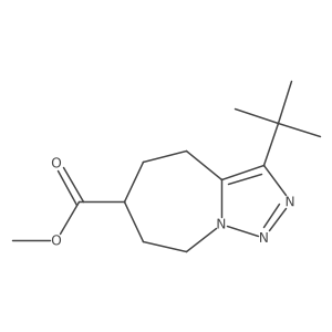 Methyl 3-tert-butyl-4H,5H,6H,7H,8H-[1,2,3]triazolo[1,5-a]azepine-6-carboxylate Structure