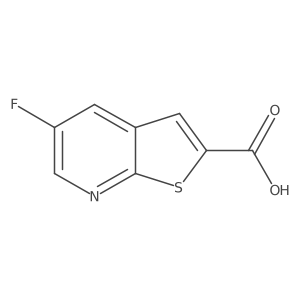 5-Fluorothieno[2,3-b]pyridine-2-carboxylic acid Structure
