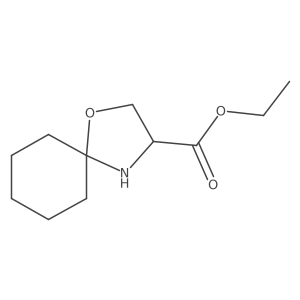 Ethyl 1-oxa-4-azaspiro[4.5]decane-3-carboxylate Structure