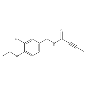 N-[(3-chloro-4-ethoxyphenyl)methyl]but-2-ynamide Structure