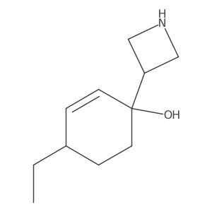 1-(Azetidin-3-yl)-4-ethylcyclohex-2-en-1-ol Structure