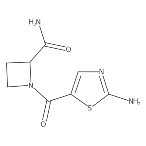 1-(2-Amino-1,3-thiazole-5-carbonyl)azetidine-2-carboxamide结构式
