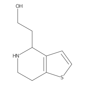 2-{4H,5H,6H,7H-thieno[3,2-c]pyridin-4-yl}ethan-1-ol结构式