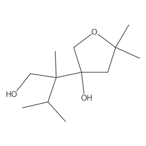 3-(1-Hydroxy-2,3-dimethylbutan-2-yl)-5,5-dimethyloxolan-3-ol Structure