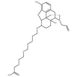 Carboxymethyl-PEG3-naloxol Structure