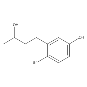 4-bromo-3-[(3S)-3-hydroxybutyl]phenol Structure