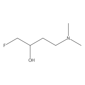 4-(Dimethylamino)-1-fluorobutan-2-ol Structure