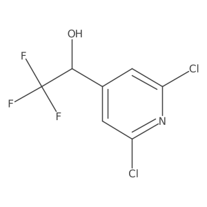 1-(2,6-Dichloropyridin-4-yl)-2,2,2-trifluoroethan-1-ol Structure