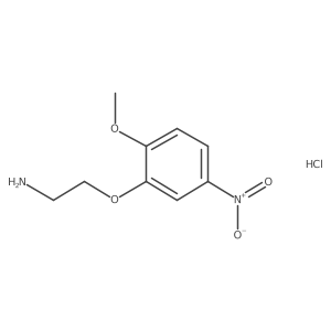 2-(2-Methoxy-5-nitrophenoxy)ethanamine hydrochloride Structure