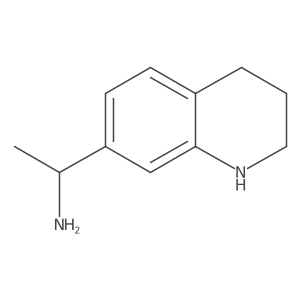 (S)-1-(1,2,3,4-Tetrahydroquinolin-7-yl)ethan-1-amine Structure