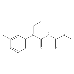 methyl N-[ethyl(3-methylphenyl)carbamothioyl]carbamate结构式