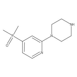 1-[4-(Dimethylphosphoryl)pyridin-2-yl]piperazine结构式
