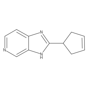 2-(cyclopent-3-en-1-yl)-3H-imidazo[4,5-c]pyridine Structure