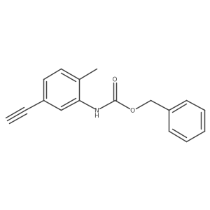 benzyl N-(5-ethynyl-2-methylphenyl)carbamate Structure