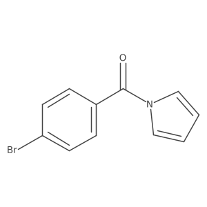 1-[(4-Bromophenyl)carbonyl]pyrrole Structure