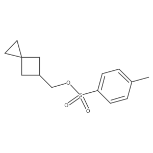 {Spiro[2.3]hexan-5-yl}methyl 4-methylbenzene-1-sulfonate结构式