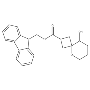 (9H-fluoren-9-yl)methyl 9-hydroxy-5-oxa-2-azaspiro[3.5]nonane-2-carboxylate结构式