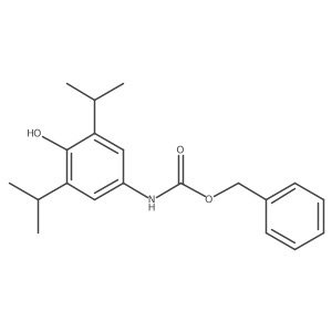 benzyl N-[4-hydroxy-3,5-bis(propan-2-yl)phenyl]carbamate结构式