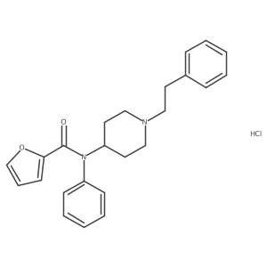 Furanyl fentanyl-13C6 (hydrochloride) Structure