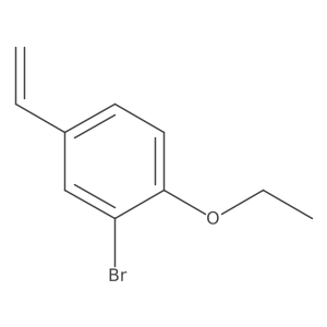2-Bromo-1-ethoxy-4-vinylbenzene结构式