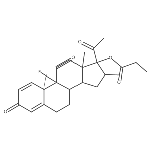 Clobetasone-17-propionate-des-CL Structure