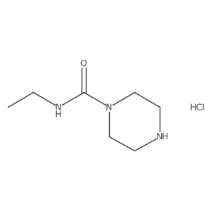N-ethylpiperazine-1-carboxamide hydrochloride Structure