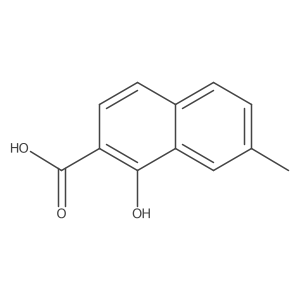 1-Hydroxy-7-methyl-2-naphthoic acid Structure