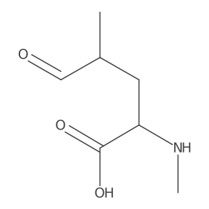 L-Norvaline, N,4-dimethyl-5-oxo- Structure