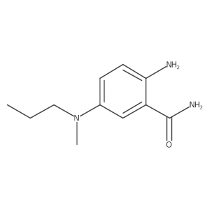 2-amino-5-(methylpropylamino)Benzamide结构式